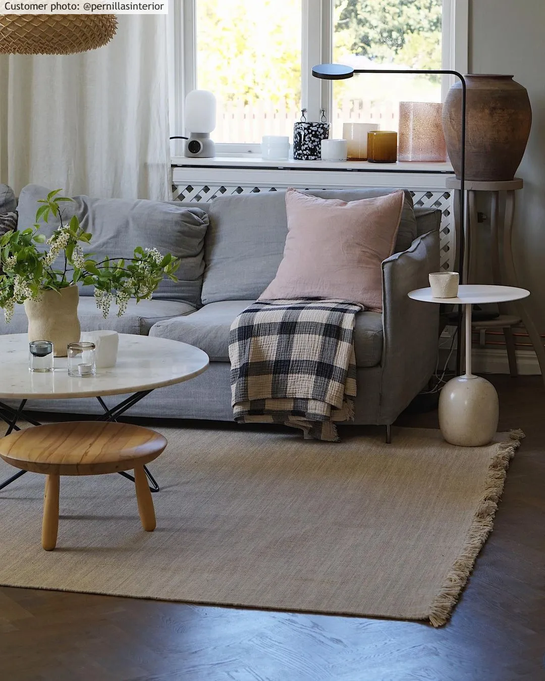 Vlnený koberec - Layton (béžový)