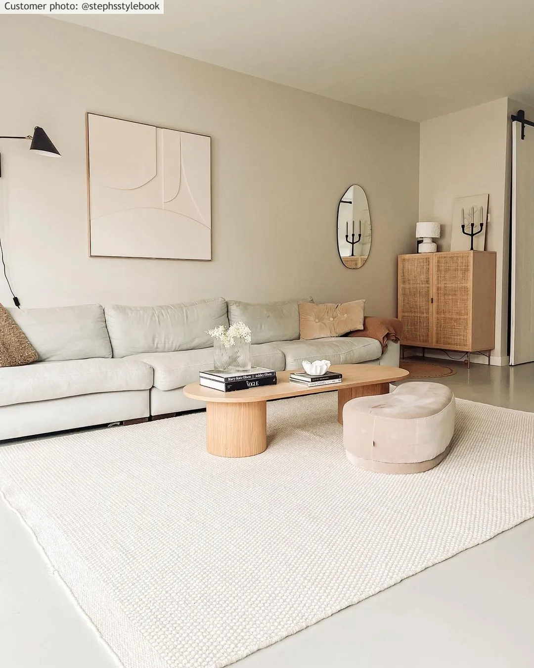 Vlnený koberec - Coastal (krémový)