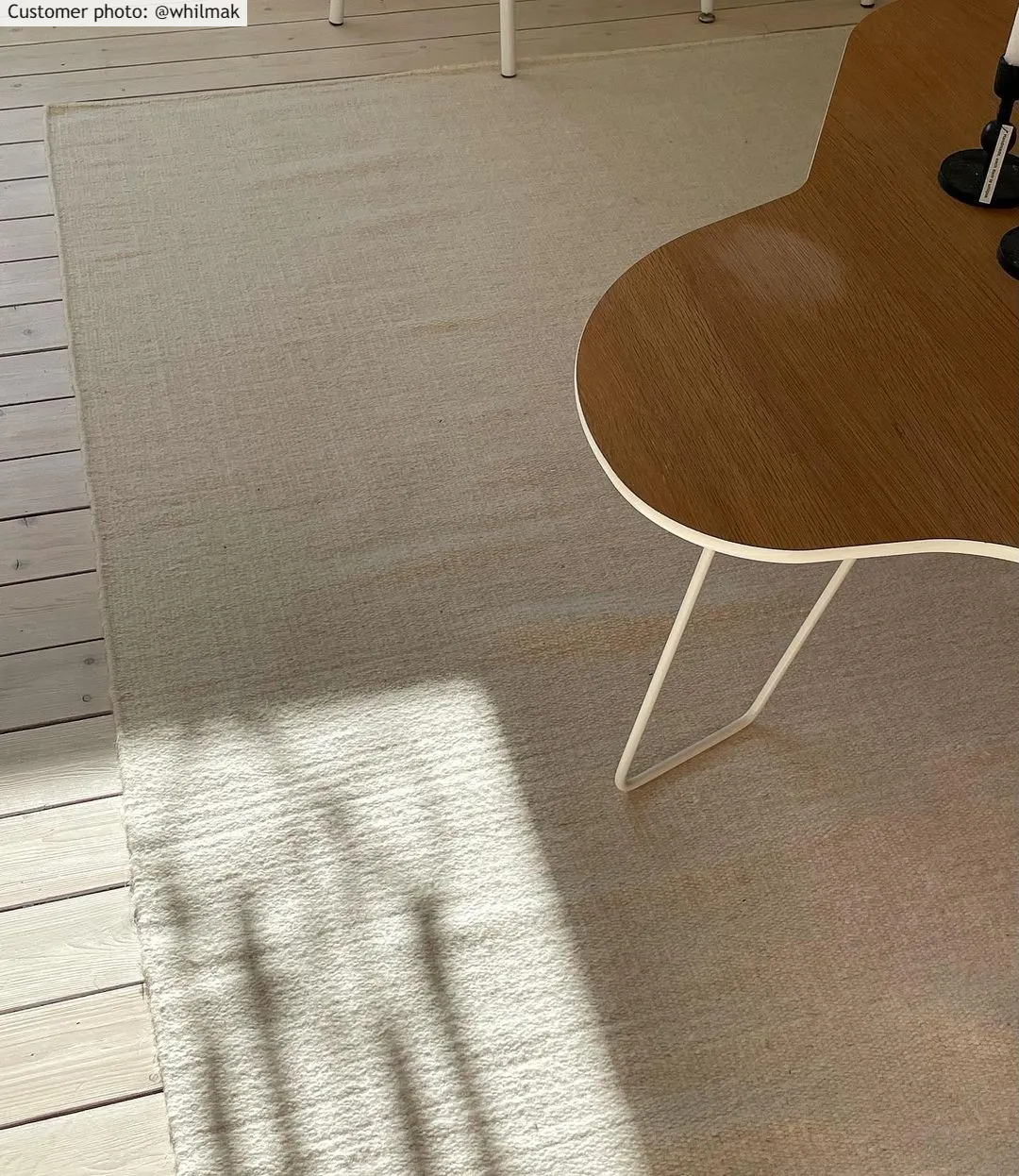 Vlnený koberec - Hamilton (biely)