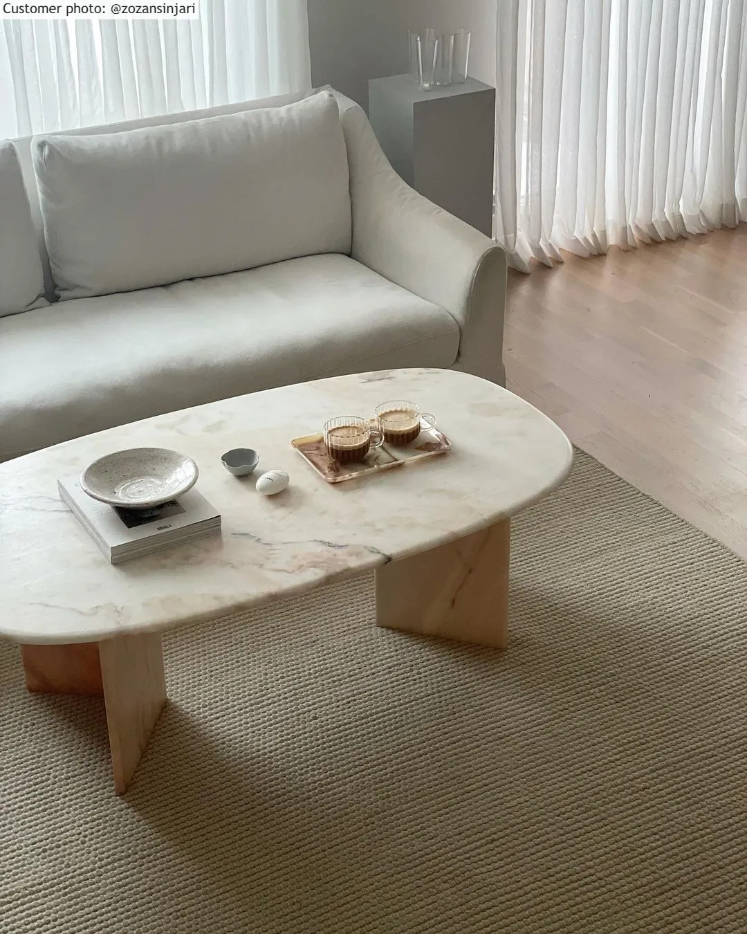 Vlnený koberec - Coastal (krémový)