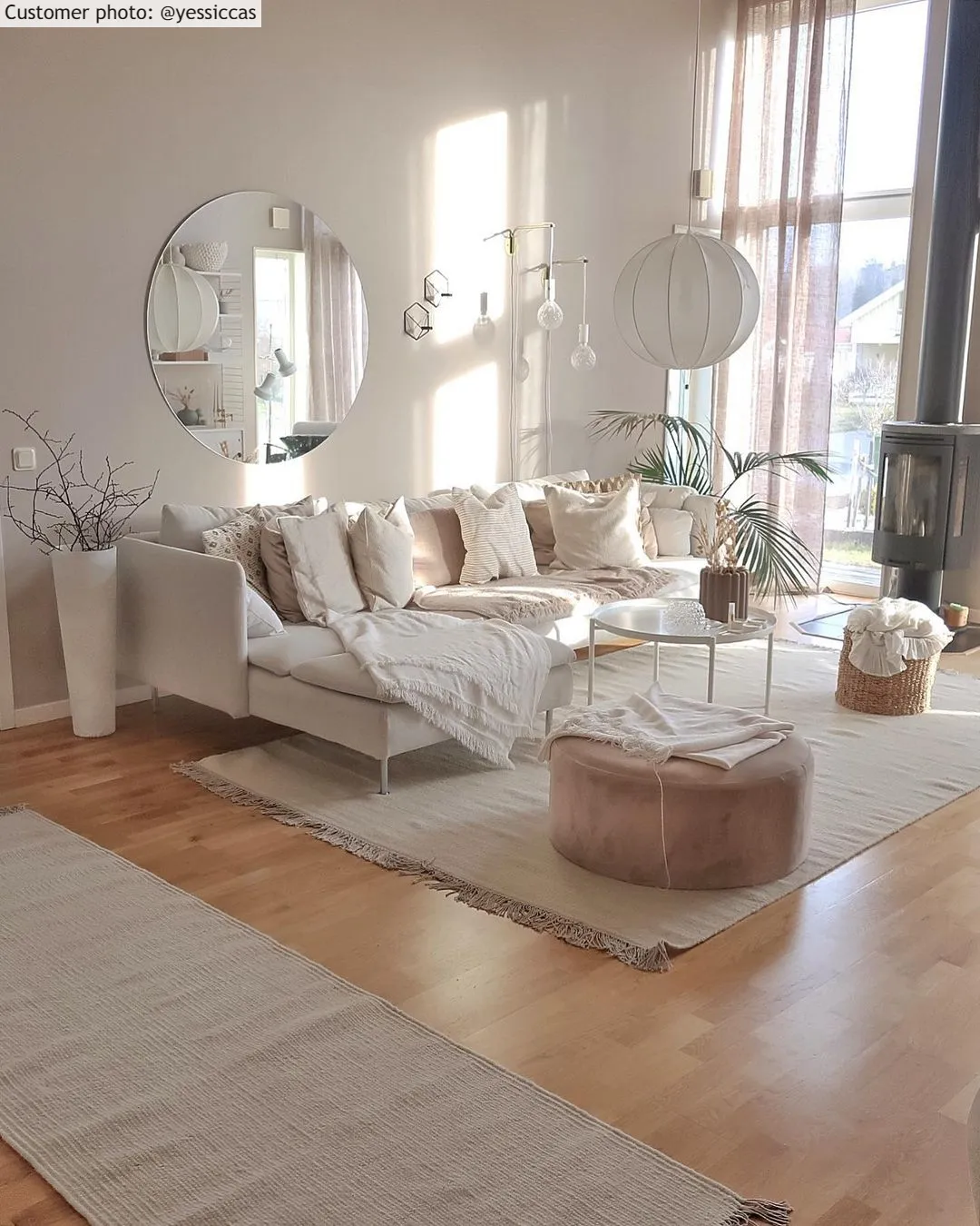 Vlnený koberec - Bibury (krém)